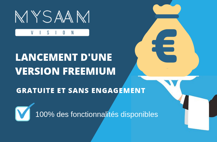Lancement d’une version My-Saam Vision freemium : gratuite et sans engagement !
