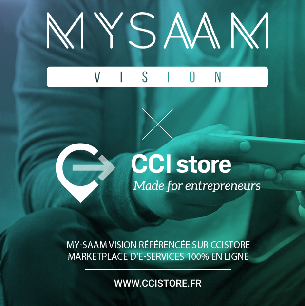 CCI Store référence My-Saam Vision sur sa marketplace E-Services